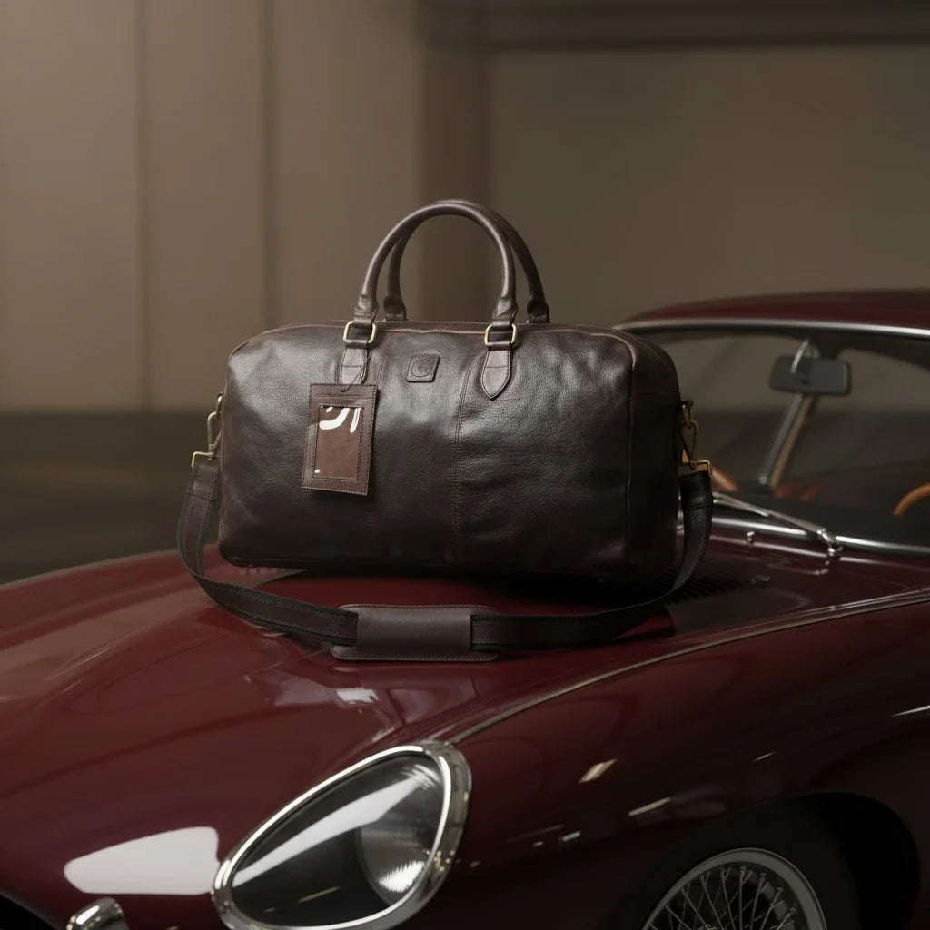 
      Men's Leather Duffle Bag | Mens Leather Travel Bag
      
      
      
        –
        Hestern
      
