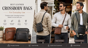 Best Leather Crossbody Bags for Everyday Use