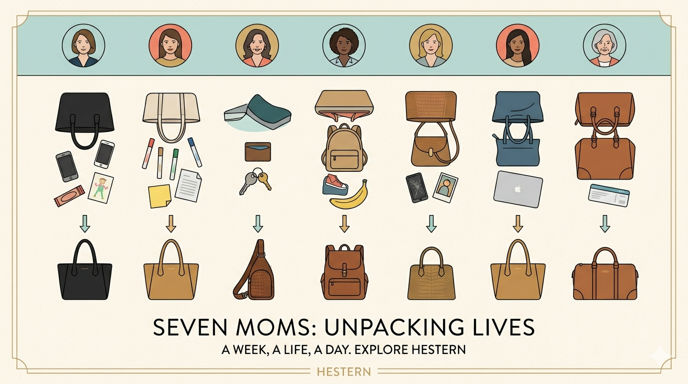 We Asked 7 Moms to Empty Their Bags. Nobody Carried What We Expected.