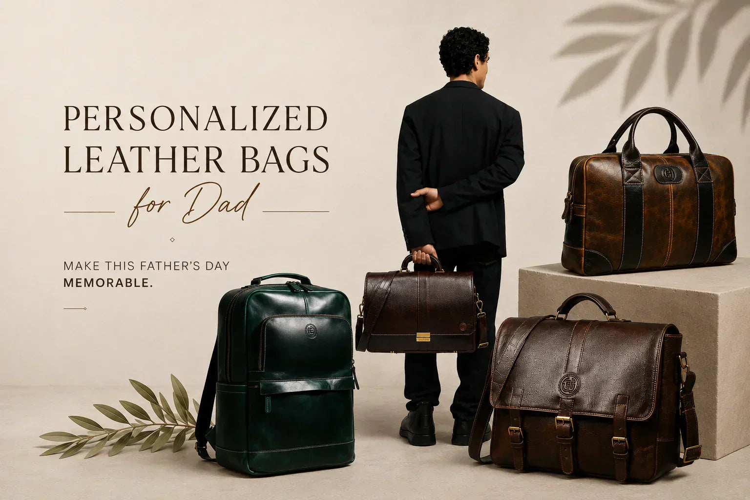 Personalized Leather Bags for Dad: Make This Father's Day Memorable