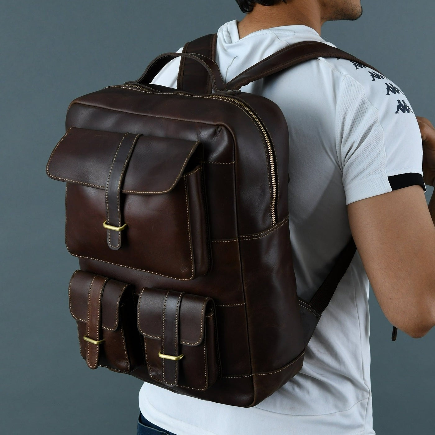 Hestern TerraLux Leather Backpack