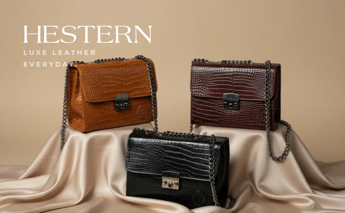 Obsidian Executive Leather Briefcase - Maroon colour