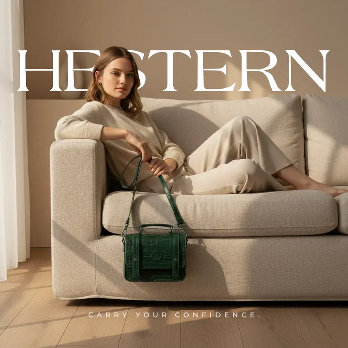 Urban Voyager Leather Belt Bag - Rich Green