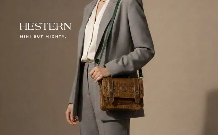 Urban Voyager Leather Belt Bag - Expresso brown