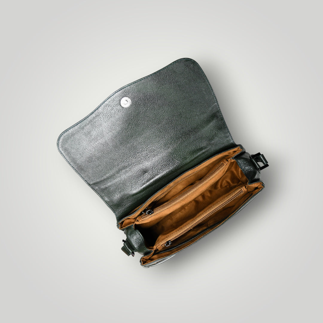 Midnight Opulence Satchel - Black Colour