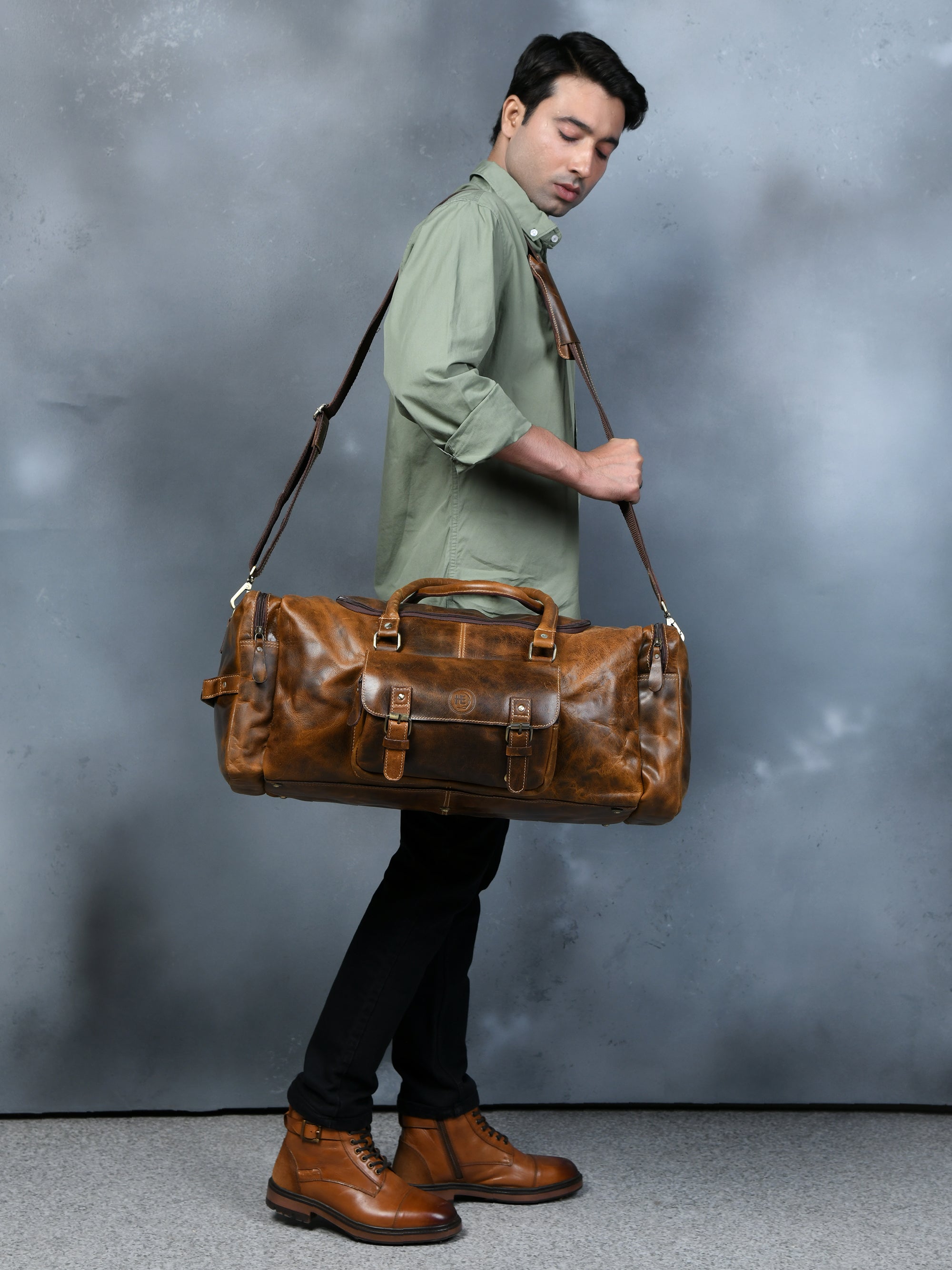 Nomad Heritage Leather Duffle Bag