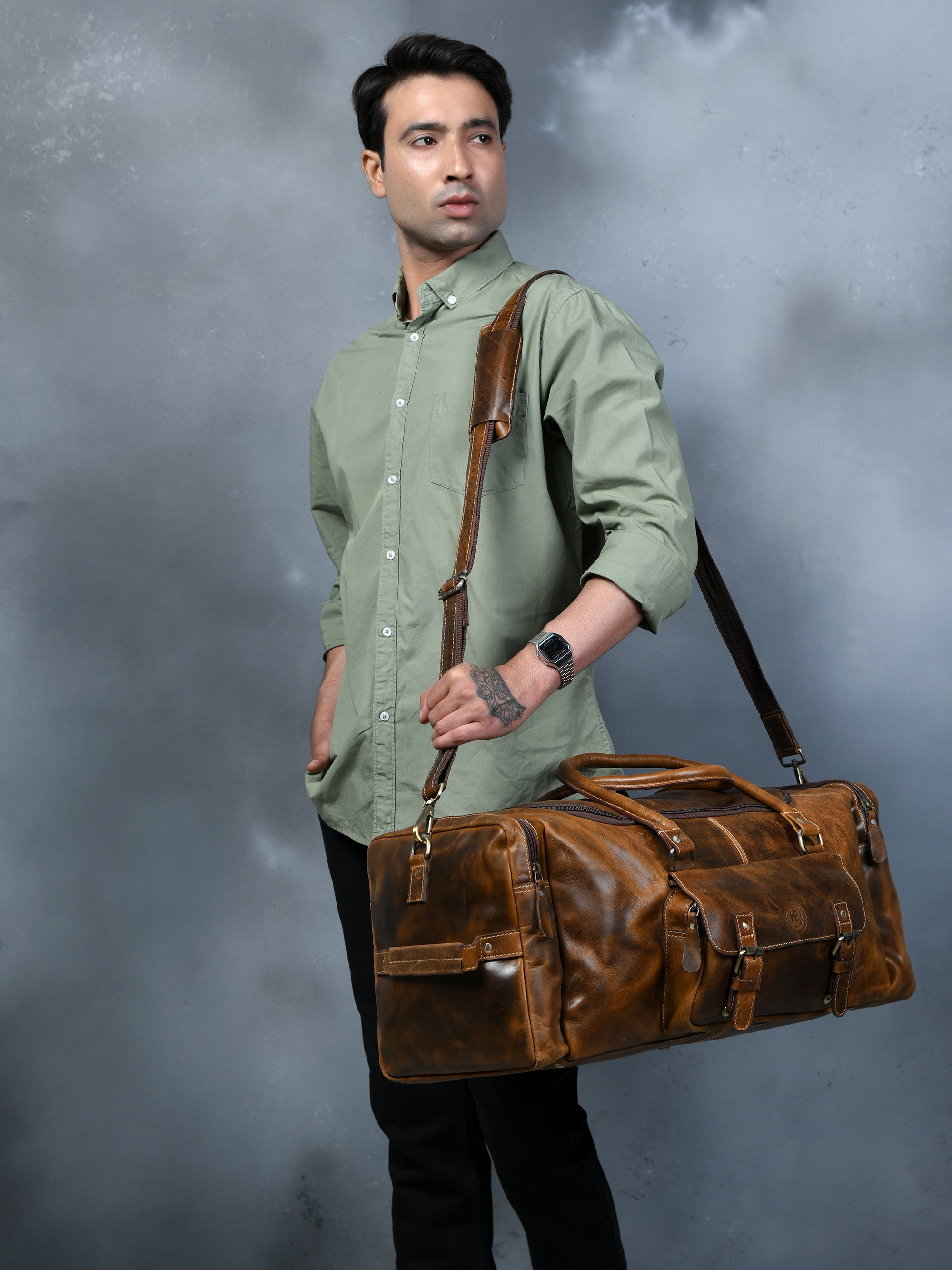 Nomad Heritage Leather Duffle Bag