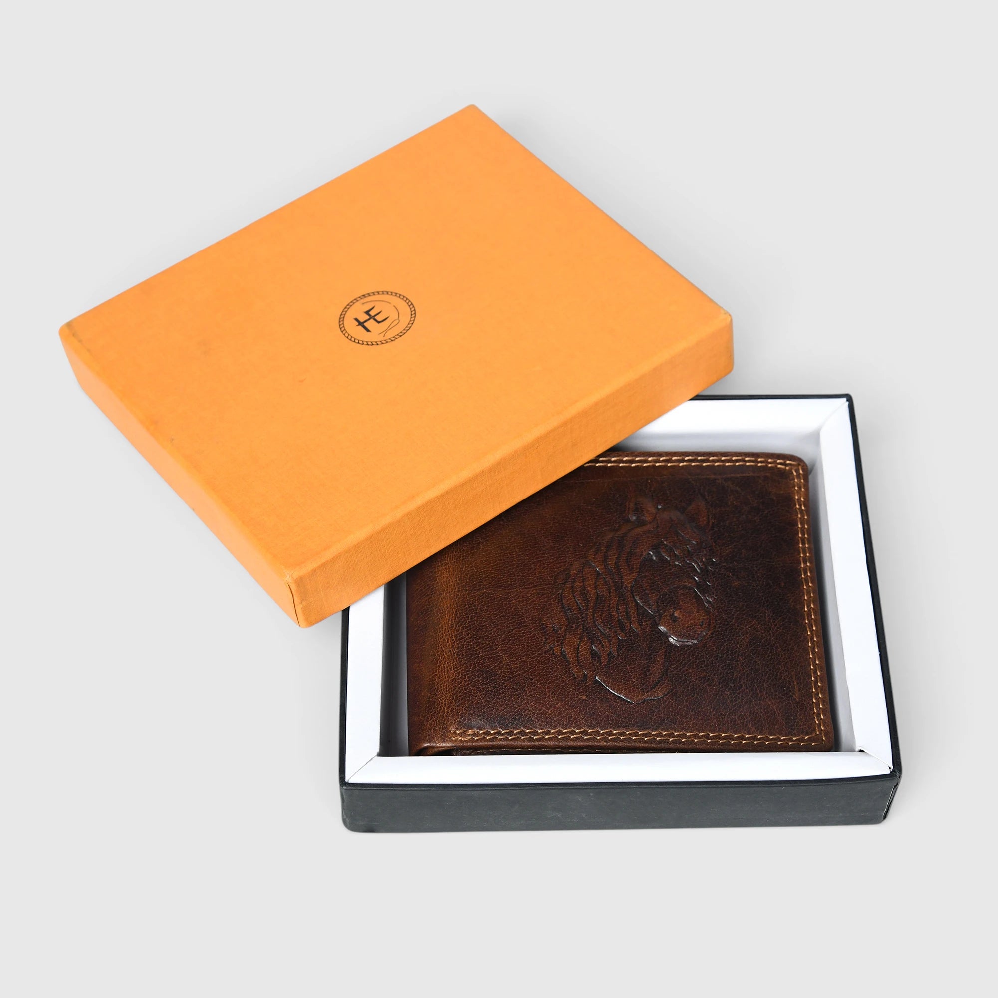 Stallion Crest Vintage Leather Bifold Wallet – Espresso brown