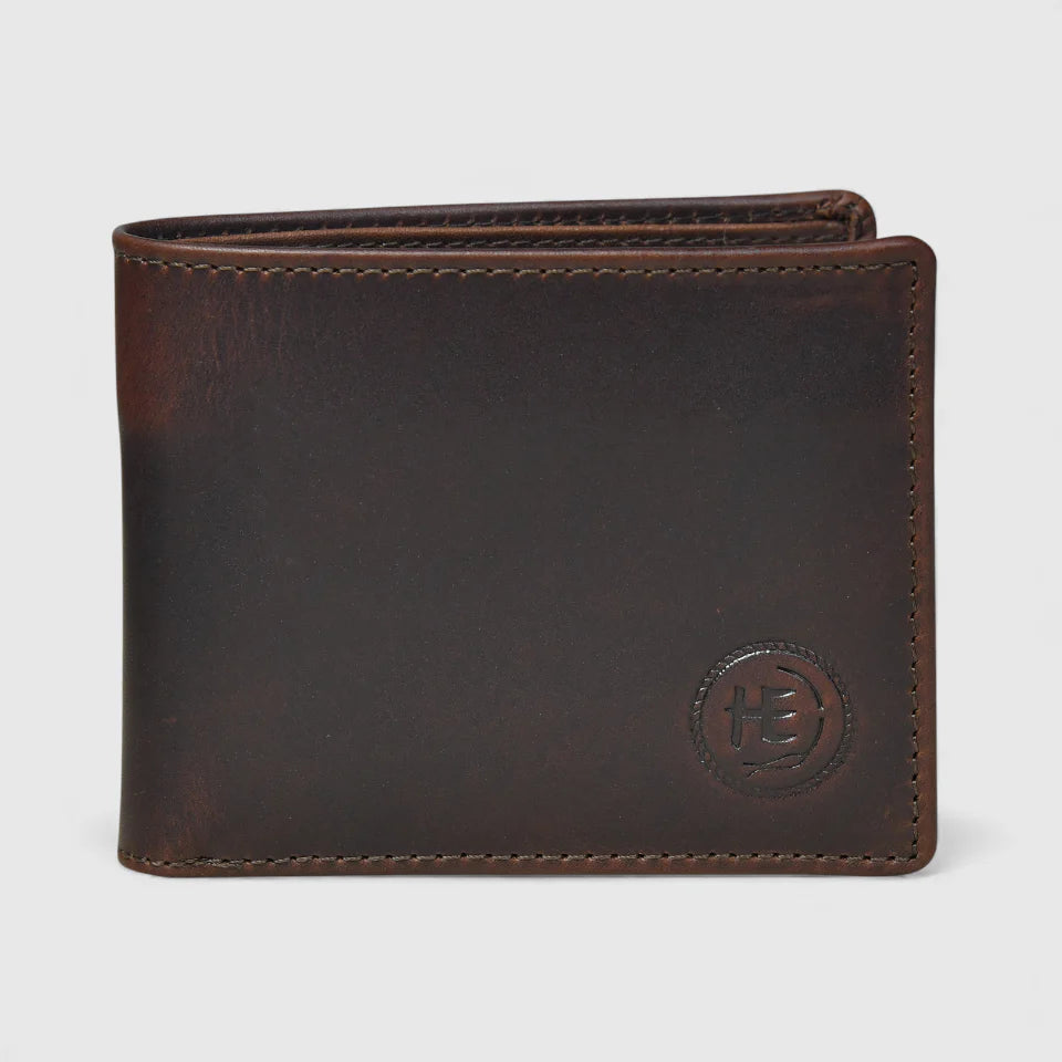 Vintage Leather RFID Wallet -Espresso brown
