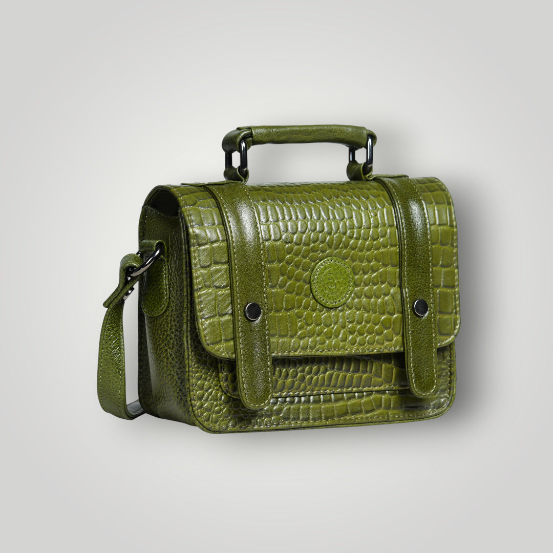 Urban Voyager Leather Belt Bag - Green Colour