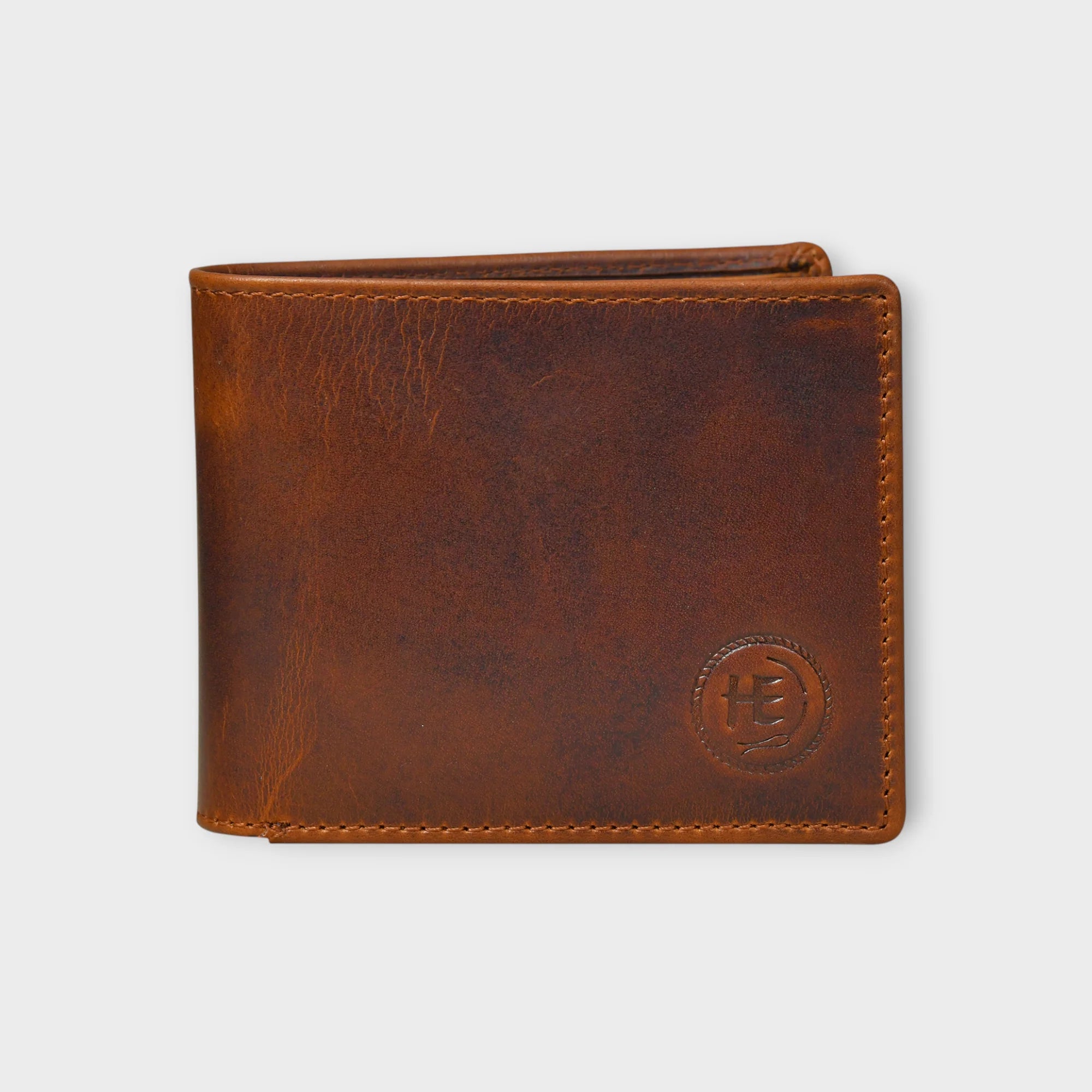 Timeless Leather Wallet | Handcrafted RFID-Blocking Bifold - Brown Colour