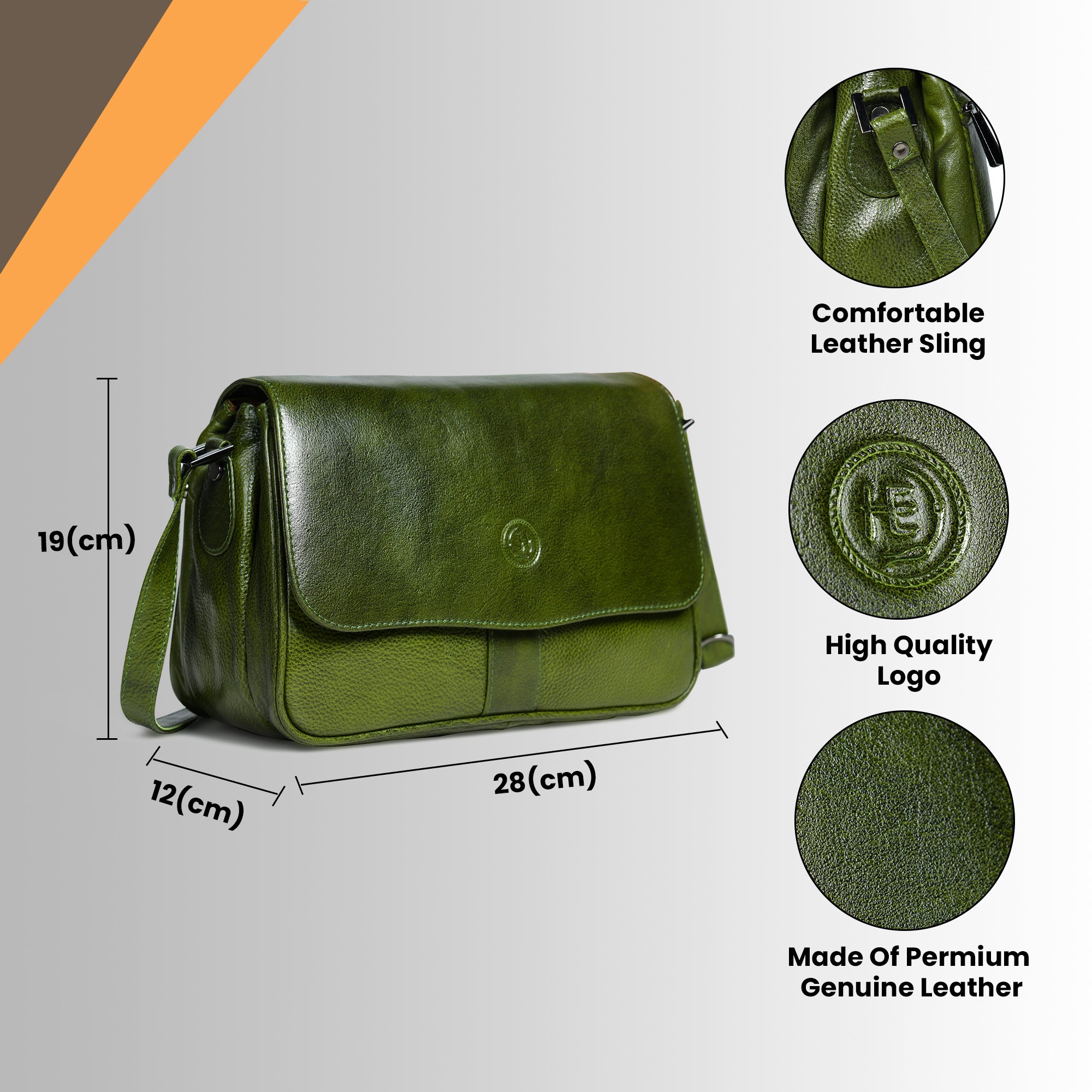 Midnight Opulence Satchel Bag - Olive Colour