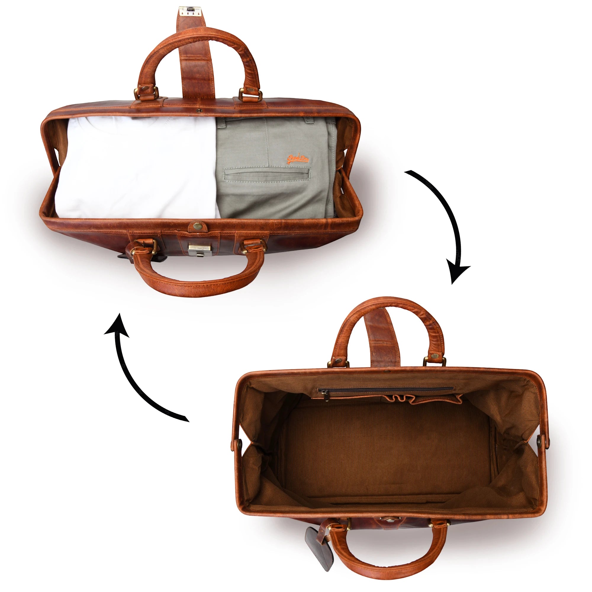 Maverick Weekender Duffle Bag - Tan Color