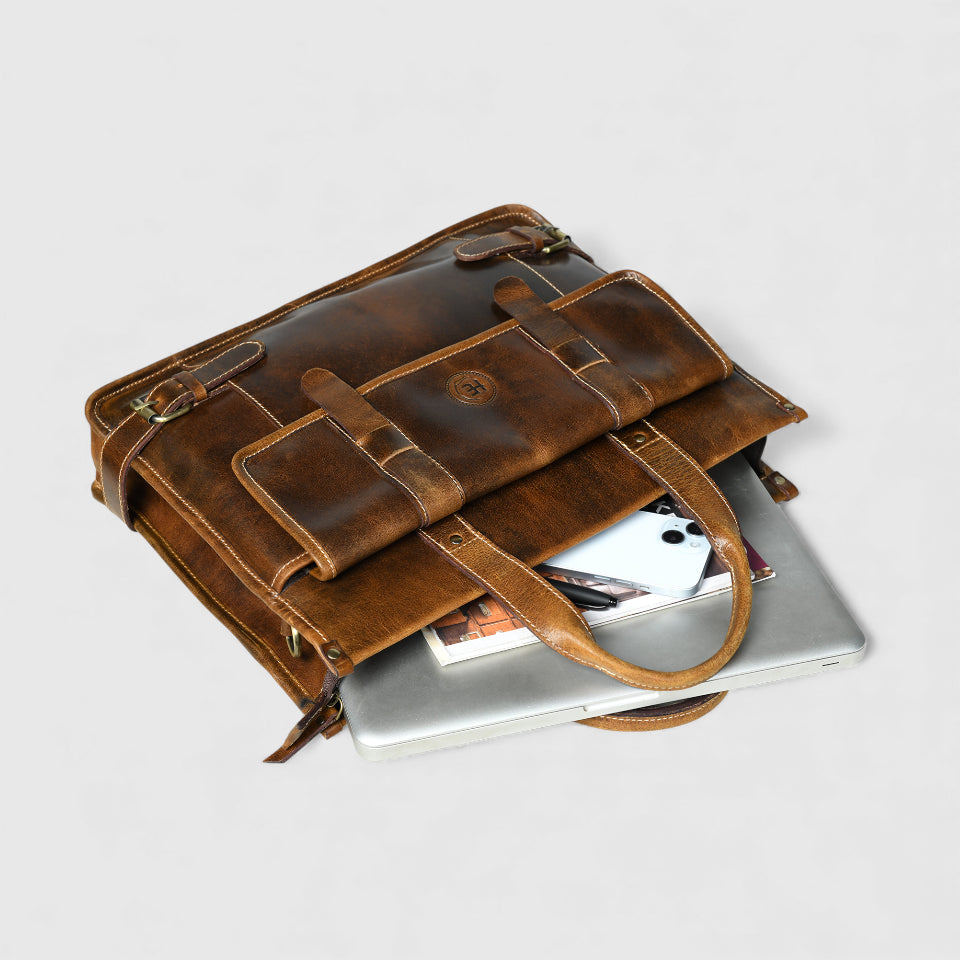Heritage Leather Laptop Bag