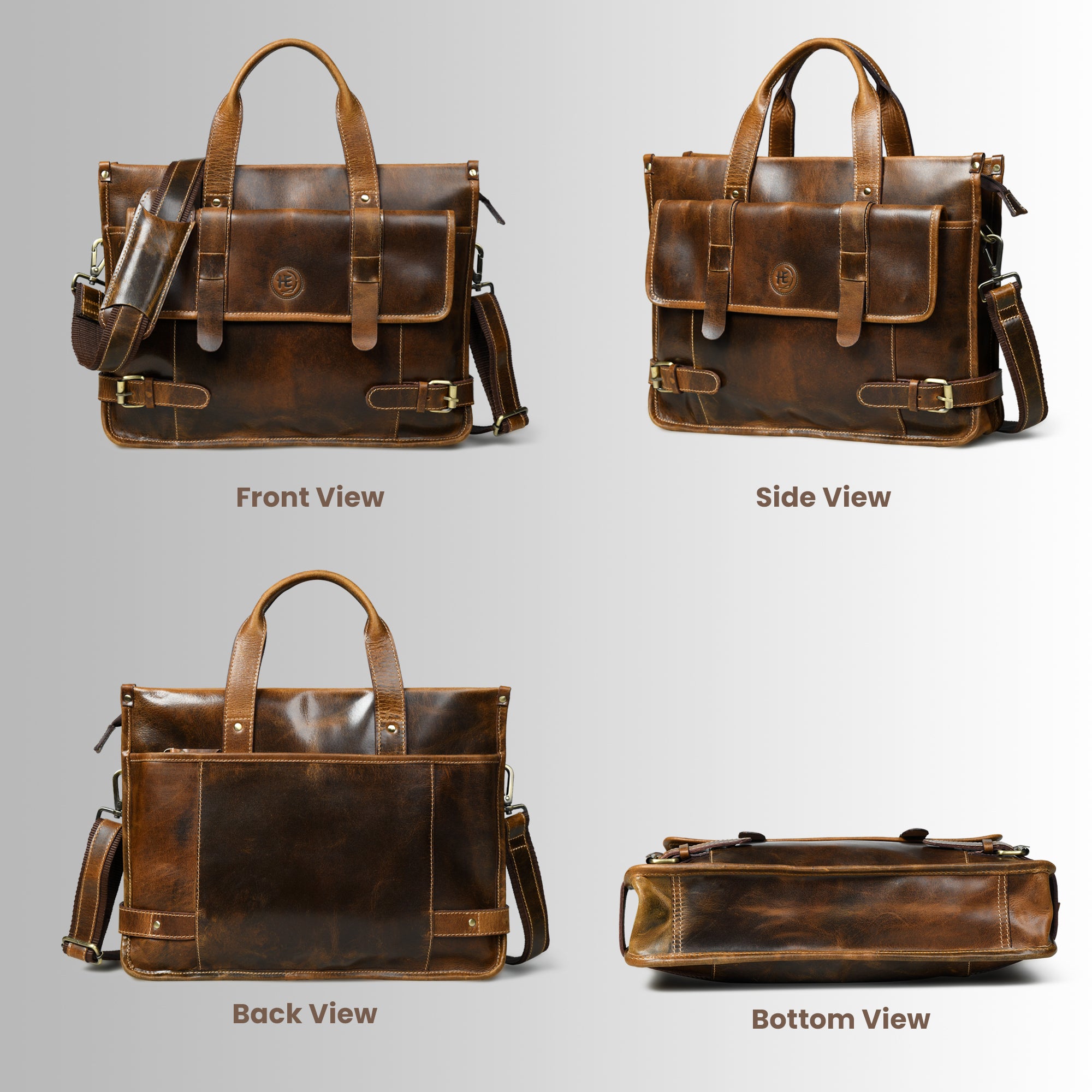 Heritage Leather Laptop Bag