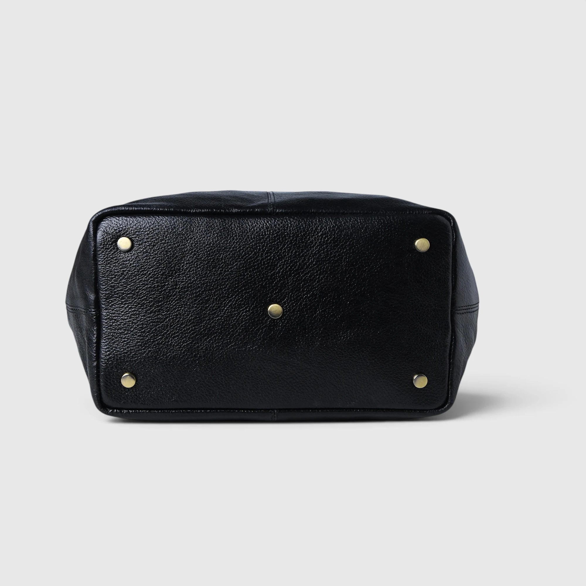 Aurelia Leather Carryall – Onyx Black