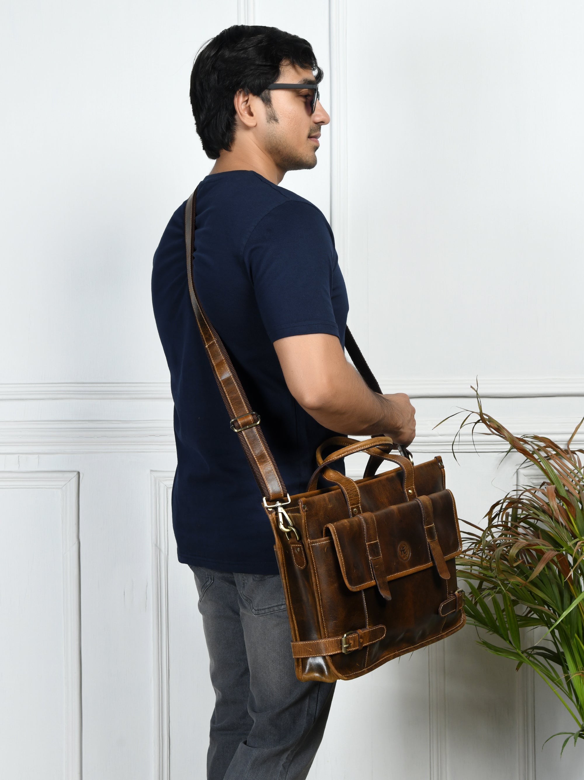 Heritage Leather Laptop Bag