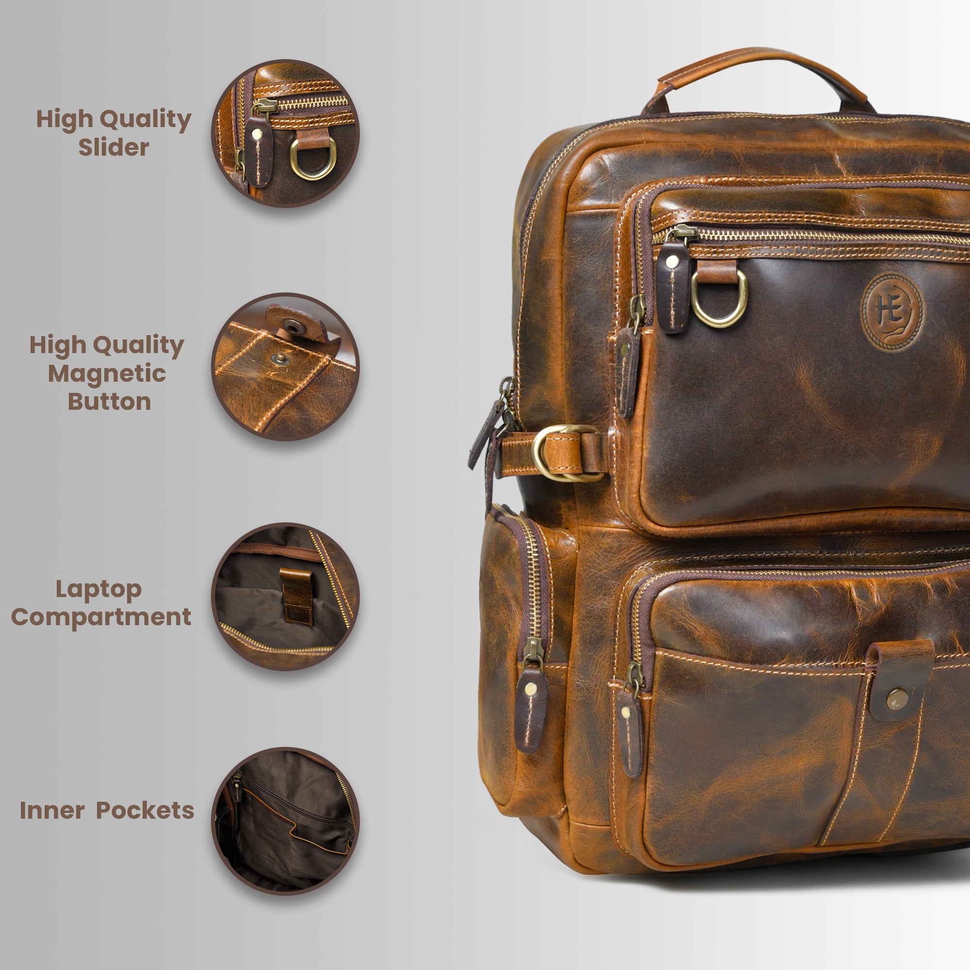 Ranger Vintage Leather Backpack