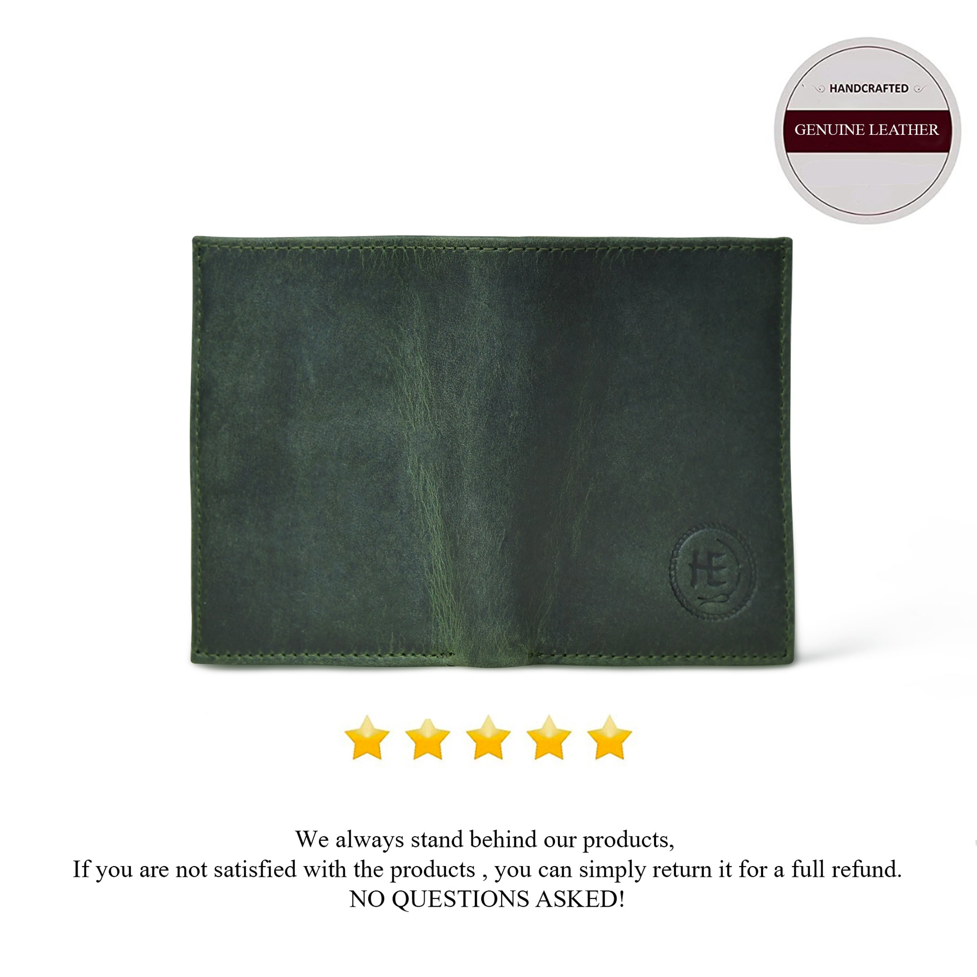 Ironwood Leather Wallet - Rich Green