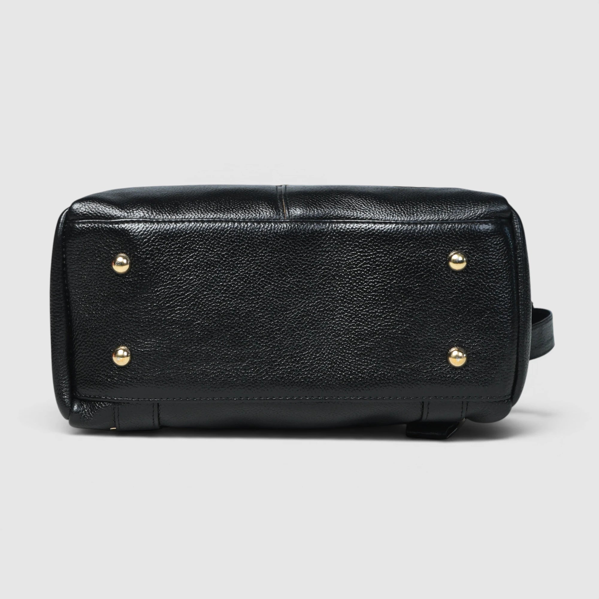 Harper Convertible Leather Backpack – Black