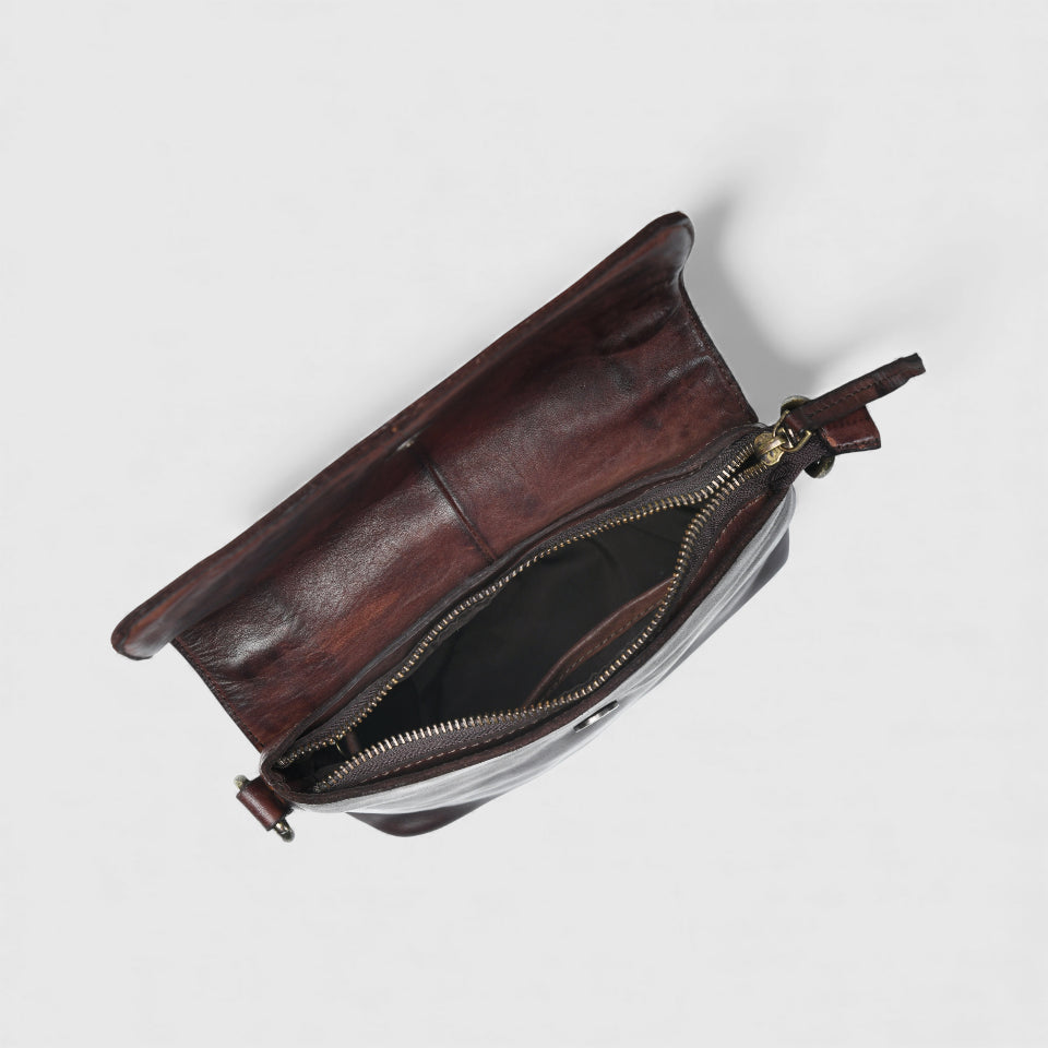 Verdant Crossbody Women's Leather Handbag - Brown Colour