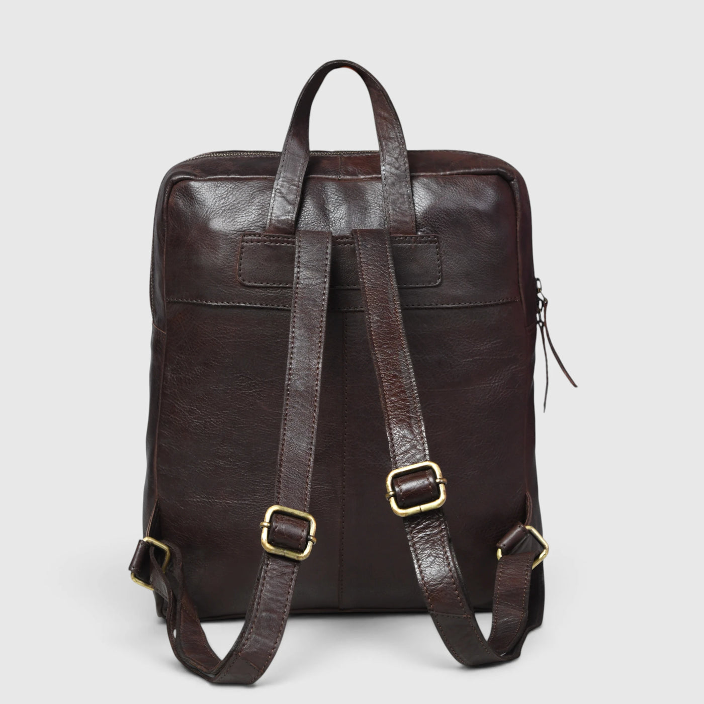 Urbancrest Dark Brown Leather Backpack