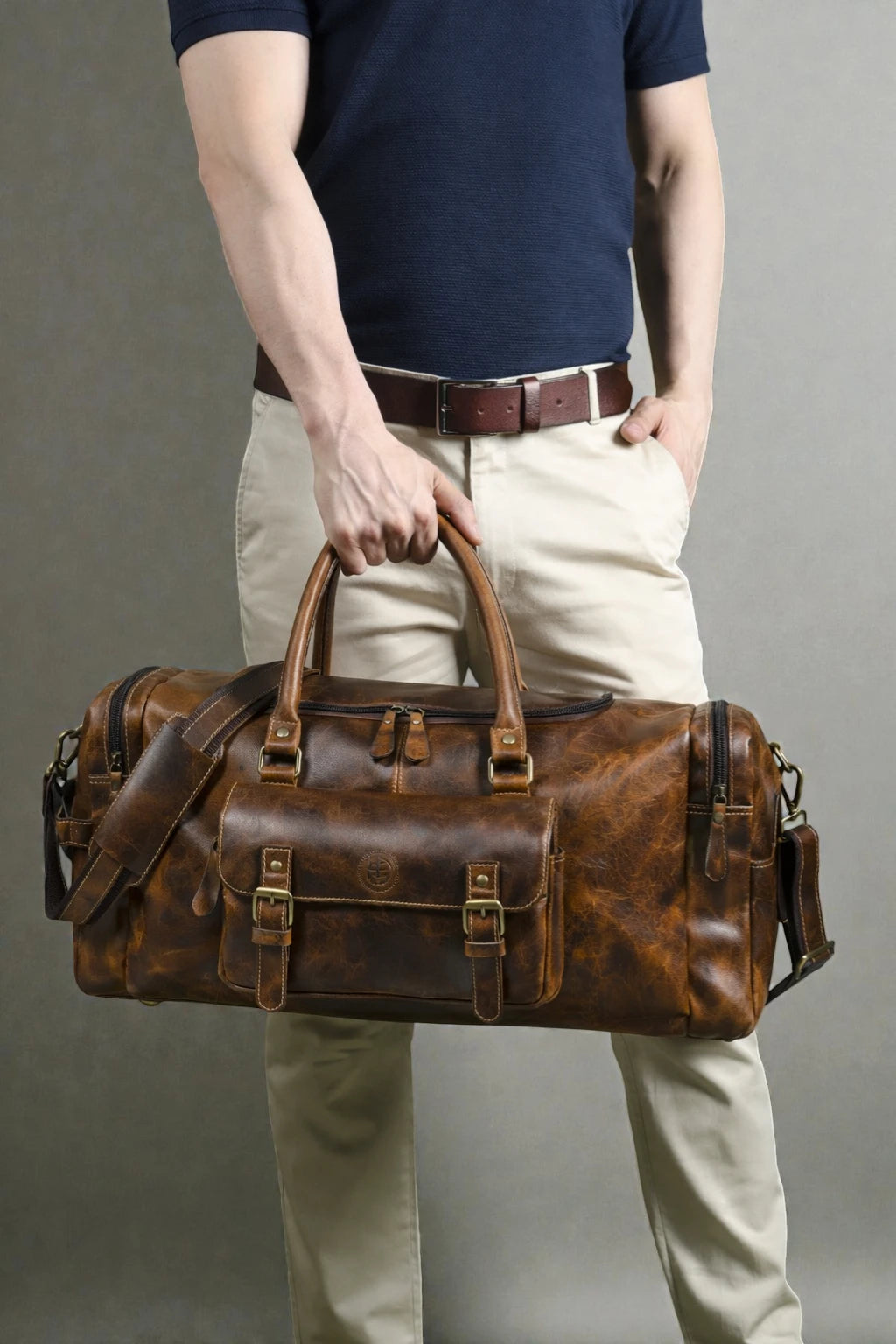Nomad Heritage Leather Duffle Bag