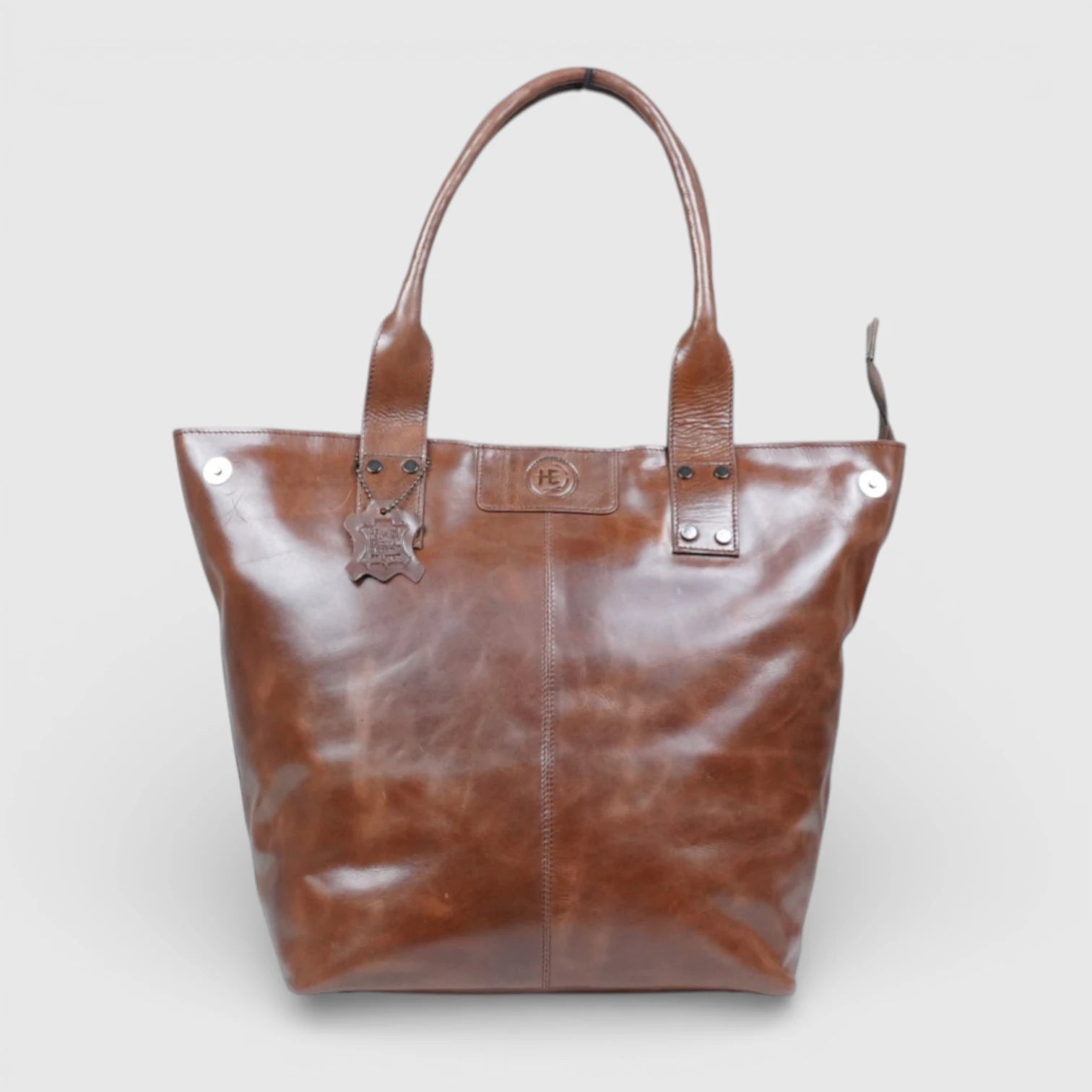 Aurelia Leather Carryall – Heritage Tan