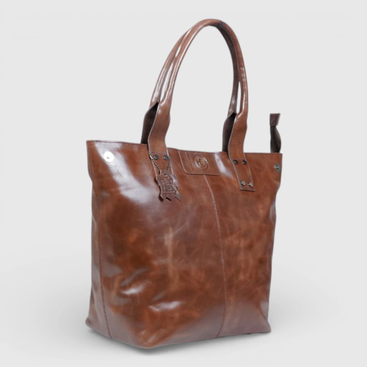 Aurelia Leather Carryall – Heritage Tan