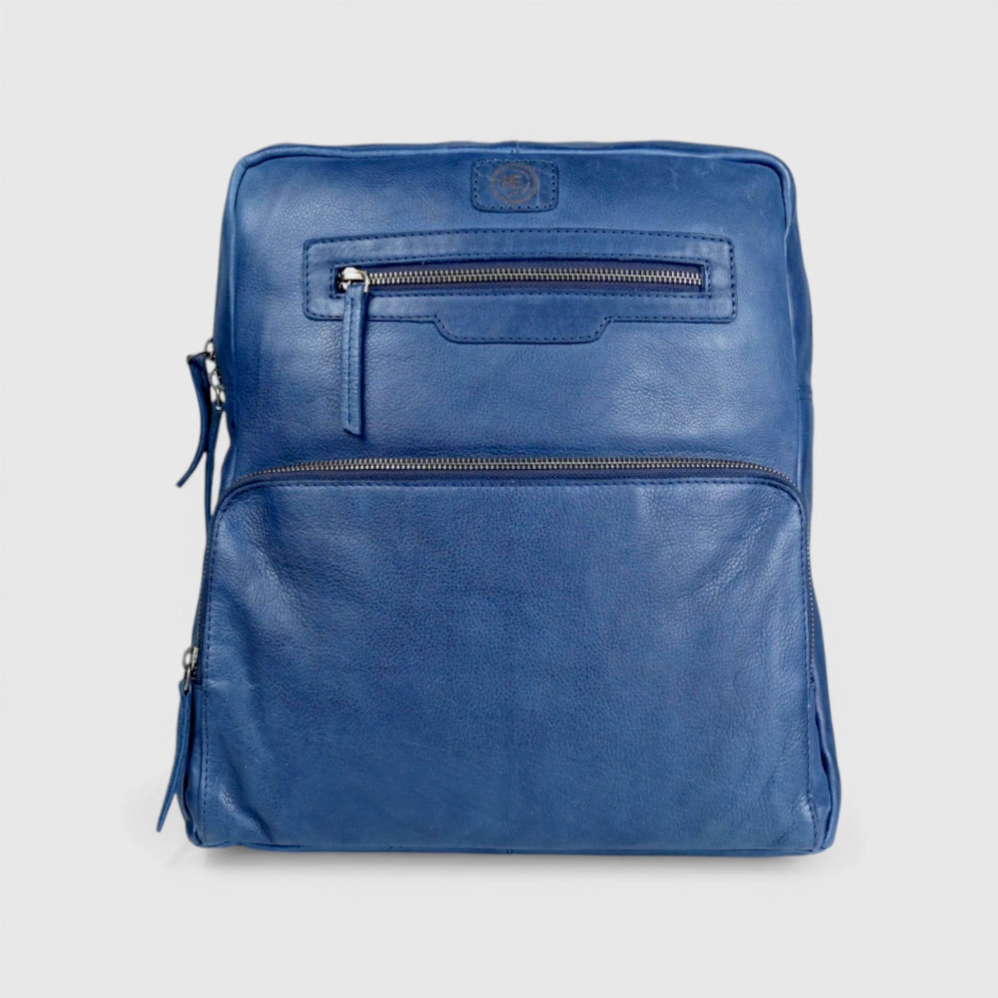 Urbancrest Leather Backpack – Cobalt Blue