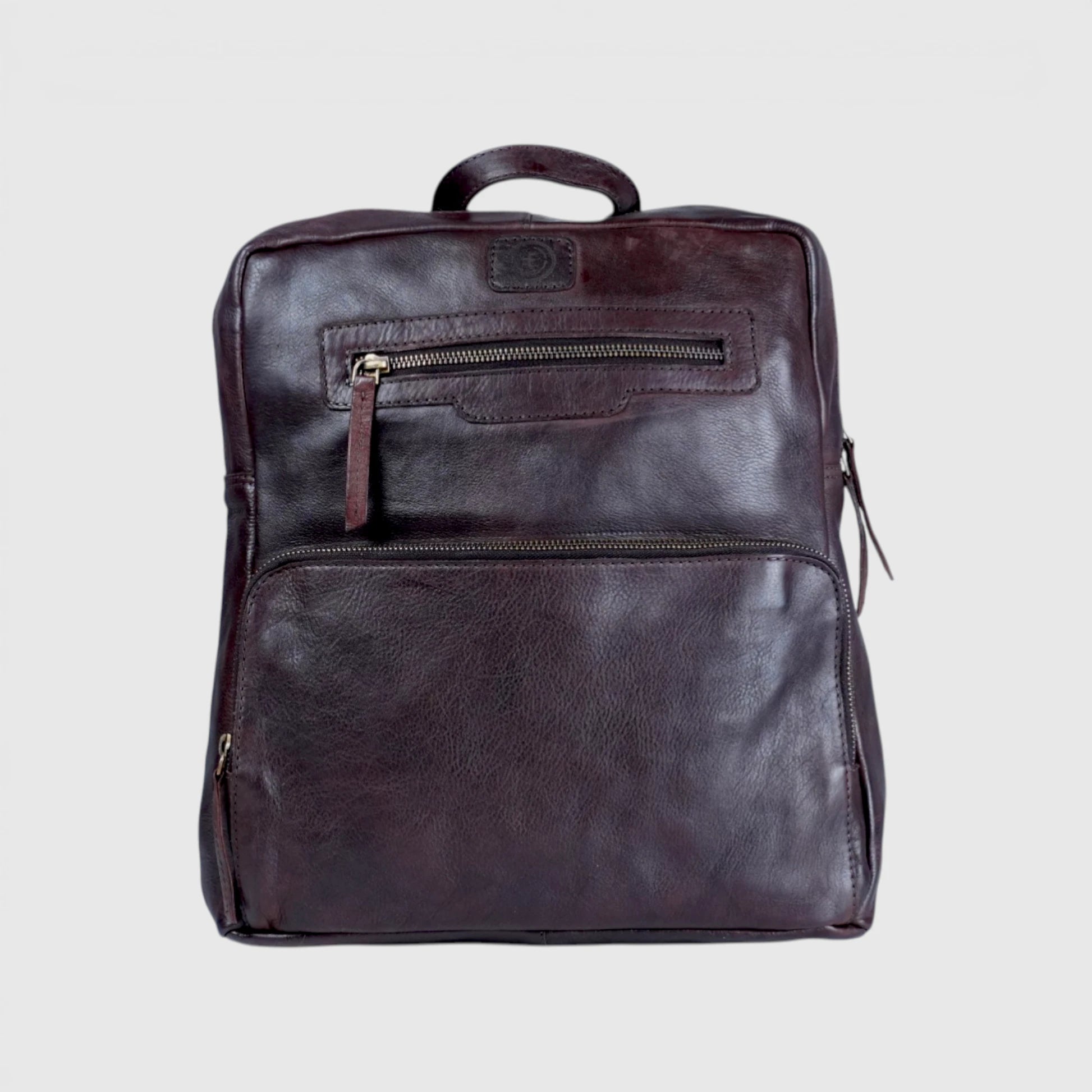 Urbancrest Leather Backpack – Espresso Brown