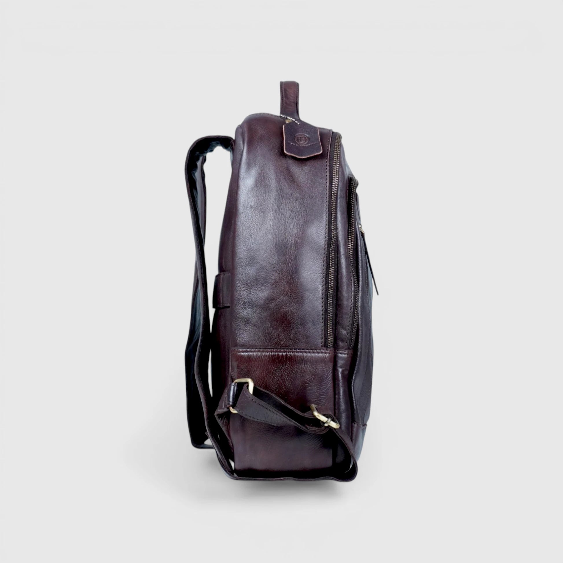 Hestern Trailmark Leather Backpack – Auburn Brown
