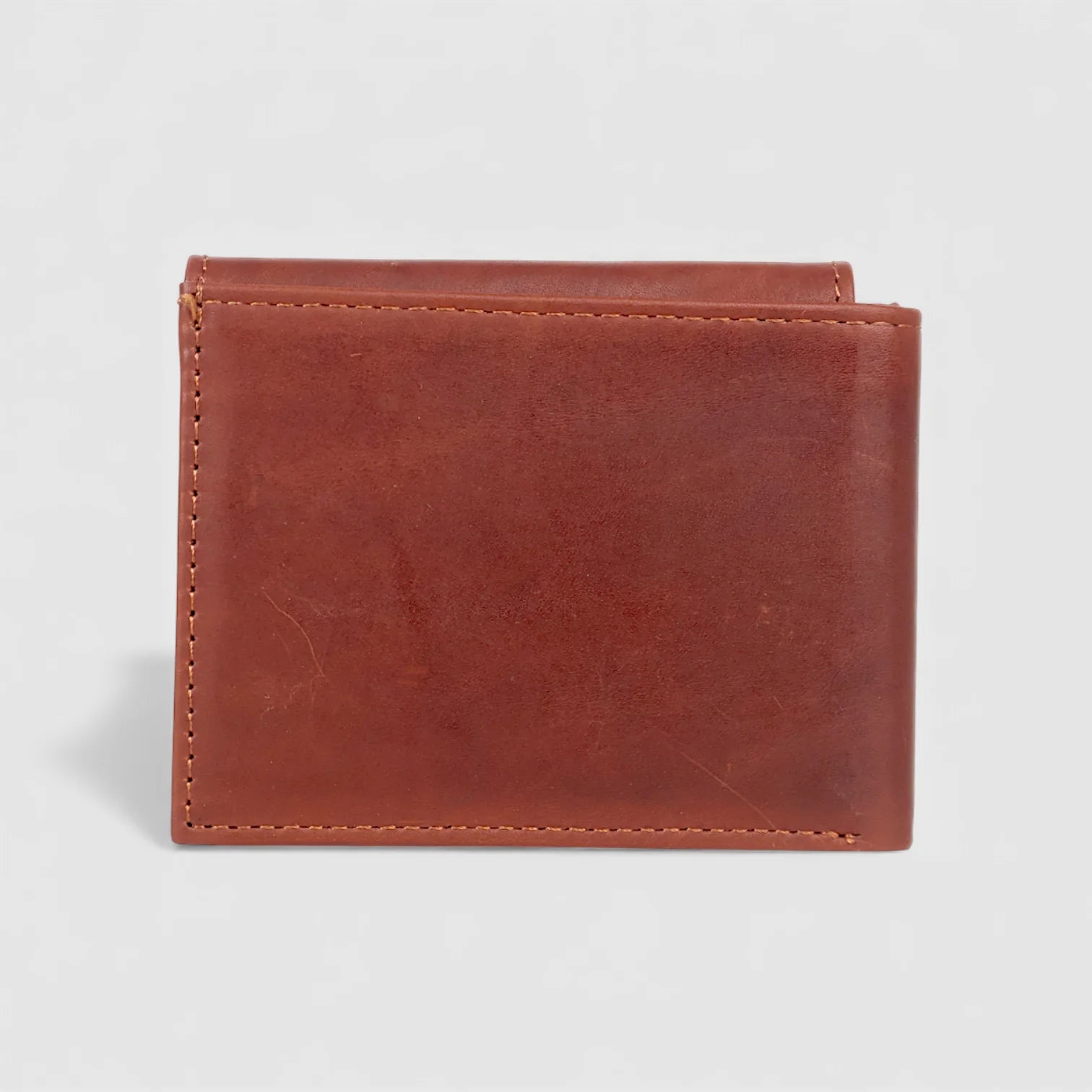 Sentinel Vintage RFID Leather Trifold Wallet – Tan Colour