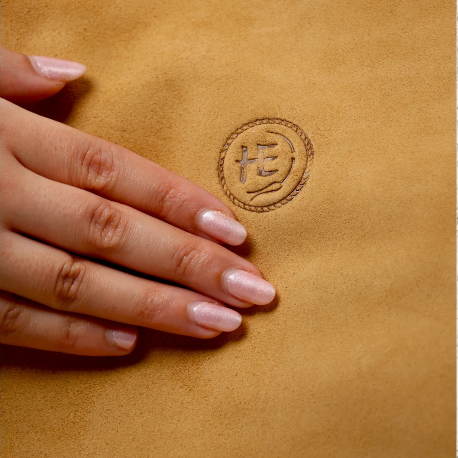 Monarch Luxe Suede Leather Convertible Tote Handbag – Camel Tan