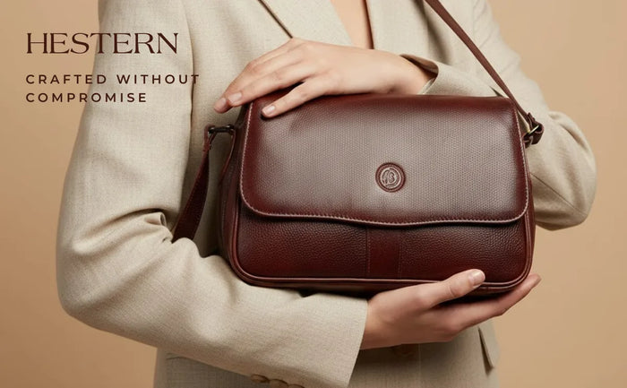 Midnight Opulence Satchel - Maroon colour